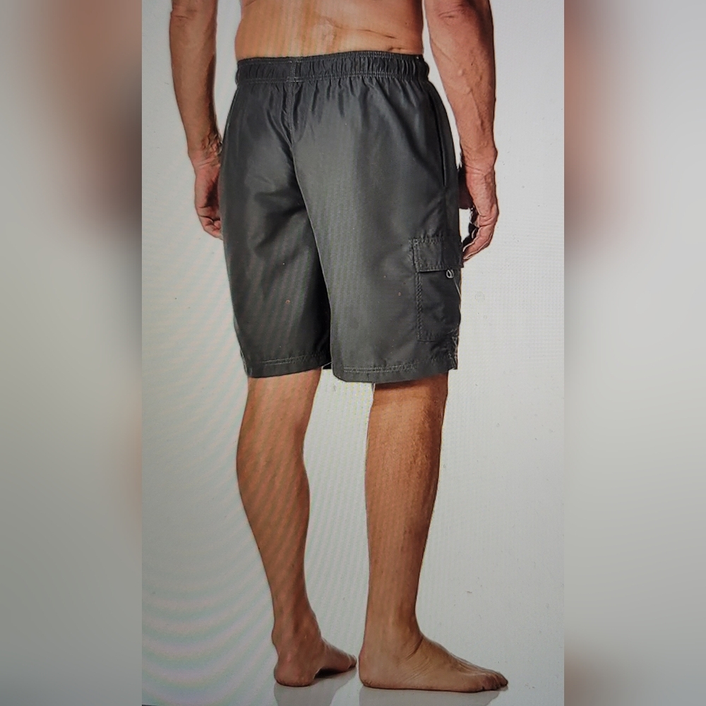 NWT KANU Surf HAVANA mens Swim Trunks 5.5 To 7 Inseam - Picture 3 of 12